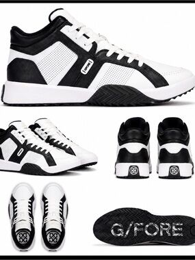 G/FORE G.112 Mid Top Golf Shoes Men’s Size 11 White/Black NEW With Tags